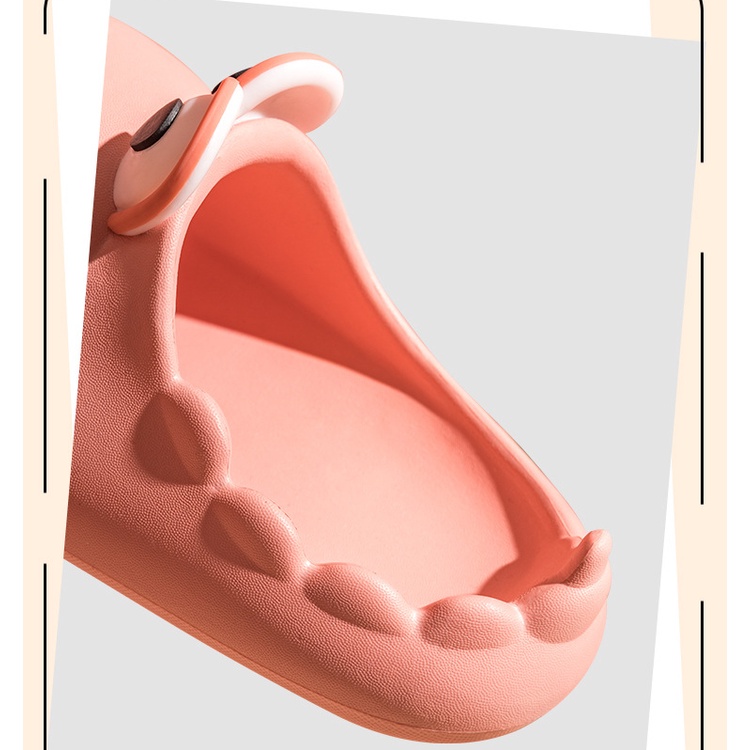 Dép Đi Trong Nhà Đế Mềm Chống Trượt Hình Khủng Long Hoạt Hình Dễ Thương Dành Cho Cặp Đôi TRANGBIHUE