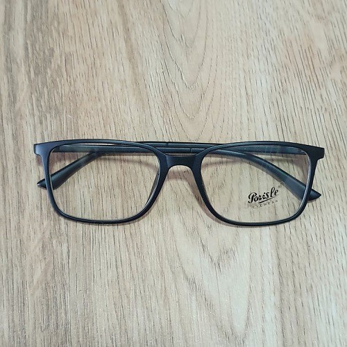 Kính Giả Cận Chữ Nhật Bas Xéo Gọng Uốn Dẻo