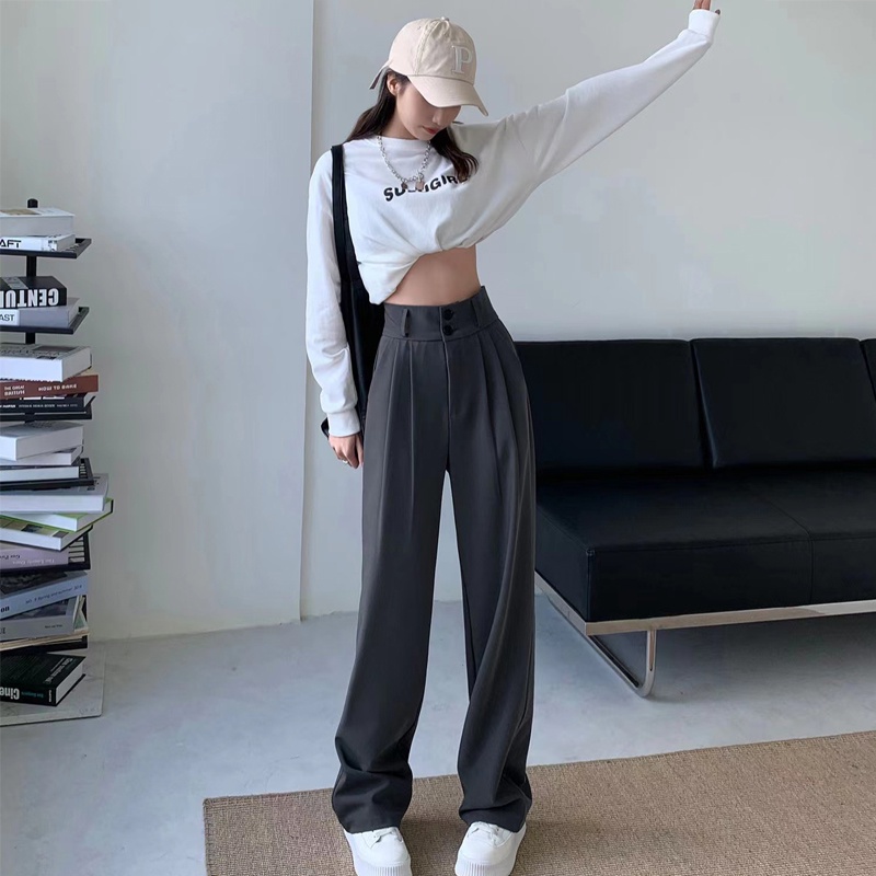 Quần ống rộng SUXI thời trang mùa hè dễ phối đồ dành cho nữ