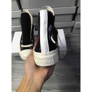 [ Ảnh Thật + Fullbox ] Giày Cv CDG Tym Đen Cao Nam Nữ