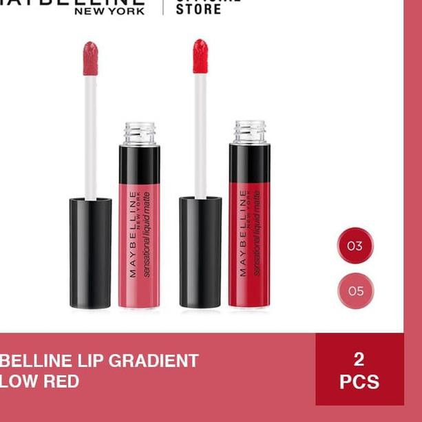 (Hàng Mới Về) Son Môi Maybelline Màu Đỏ Gradient