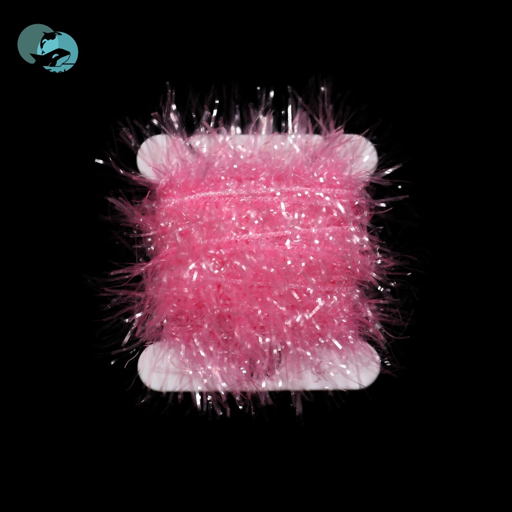 Đèn Nháy Pha Lê Chenile Hackle Nhấp Nháy Cho Streamer Egg Salmon Trout Fly Marabou Crappie Jigs