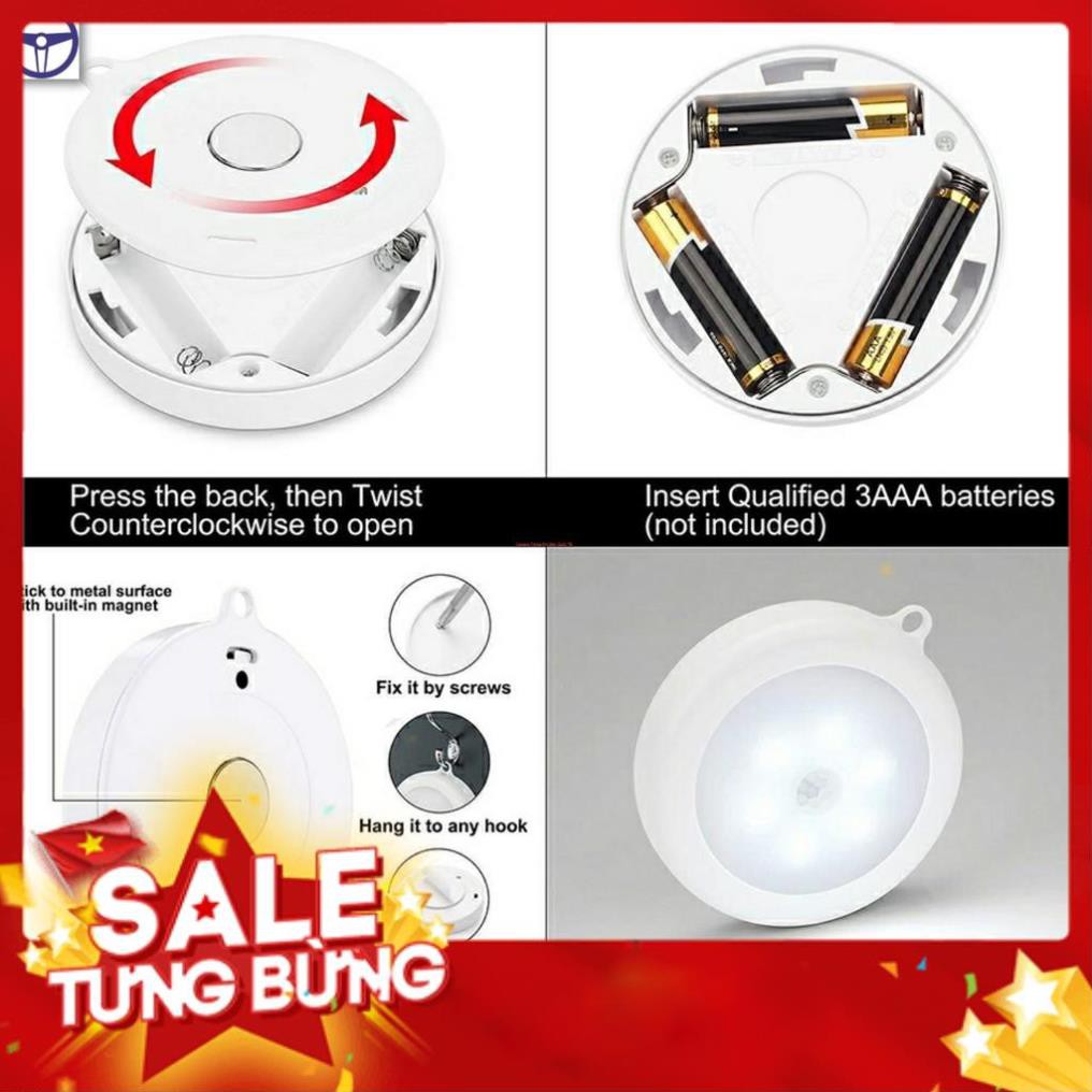 Đèn Led cảm biến chuyển động không dây đèn trợ sáng ô tô, xe hơi cầu thang và nhiều vị trí khác