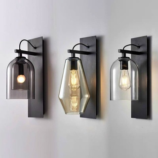 Đèn gắn tường trang trí cao cấp phong cách Bắc Âu - Tặng kèm bóng Led