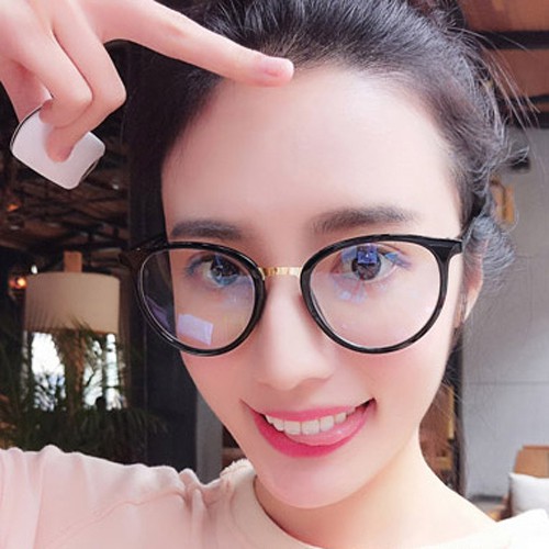 Gọng kính tròn chất liệu nhựa dẻo phụ kiện thời trang nam nữ Elmee E2080 nhiều màu