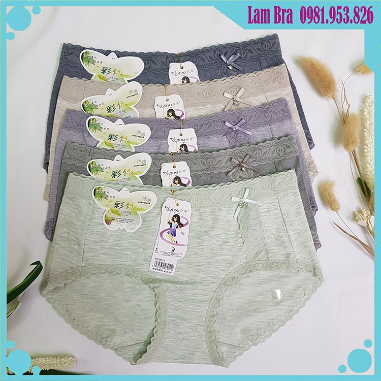 QUẦN LÓT NỮ COTTON LẠNH ĐÍNH NƠ No.B911 - SIÊU MỀM CỰC ĐẸP