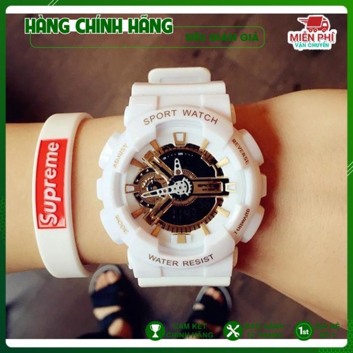 Đồng hồ nữ thể thao, đồng hồ năng động SAMDA SPORT WATCH chạy kim và số điện tử cực chất