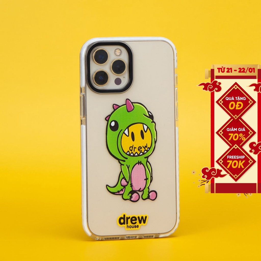 Ốp lưng iphone chống sốc Drew Dino 7 plus/8 plus/X/Xs/XR/Xs max/11/11 pro max/12/12 pro max phụ kiện điện thoại MCASE