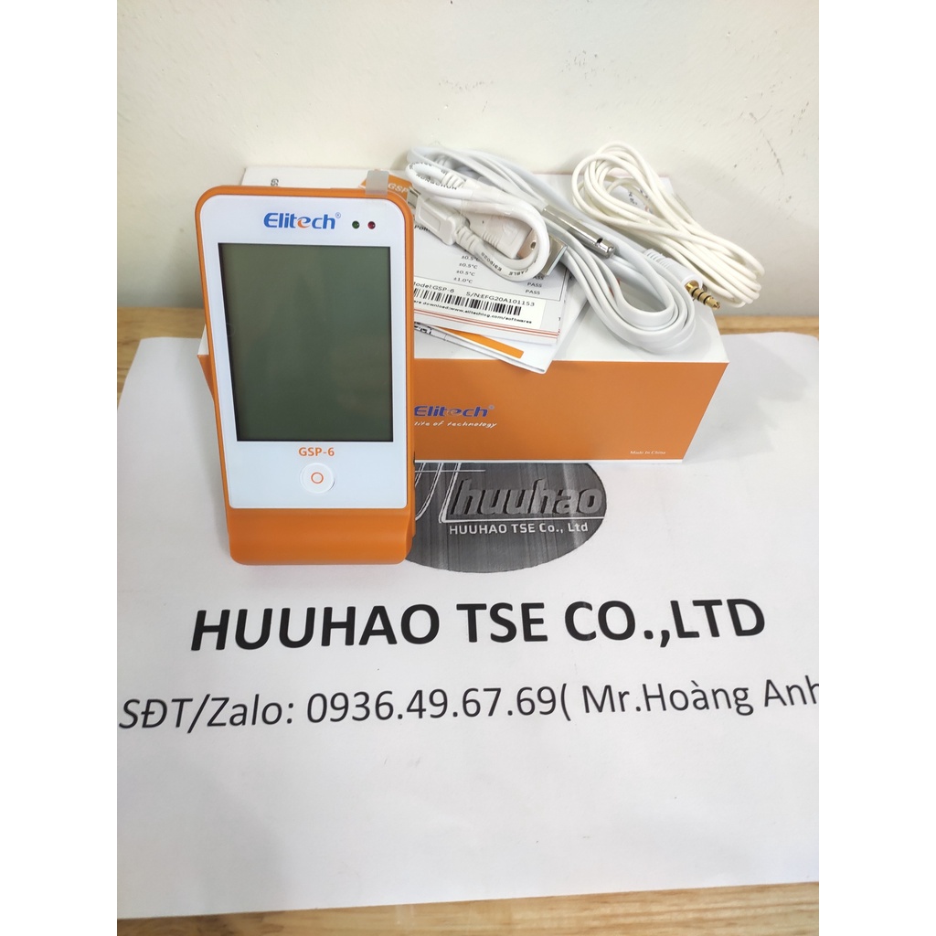 Nhiệt ẩm kế tự ghi Elitech GSP-6 (hiệu chuẩn lấy ngay)