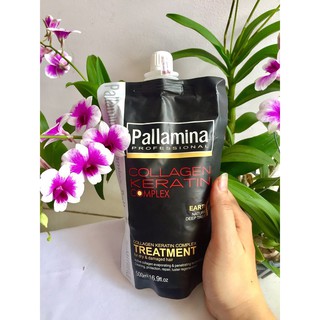 Hấp dầu Pallamina Collagen Keratin Complex 500ml ( dạng túi)