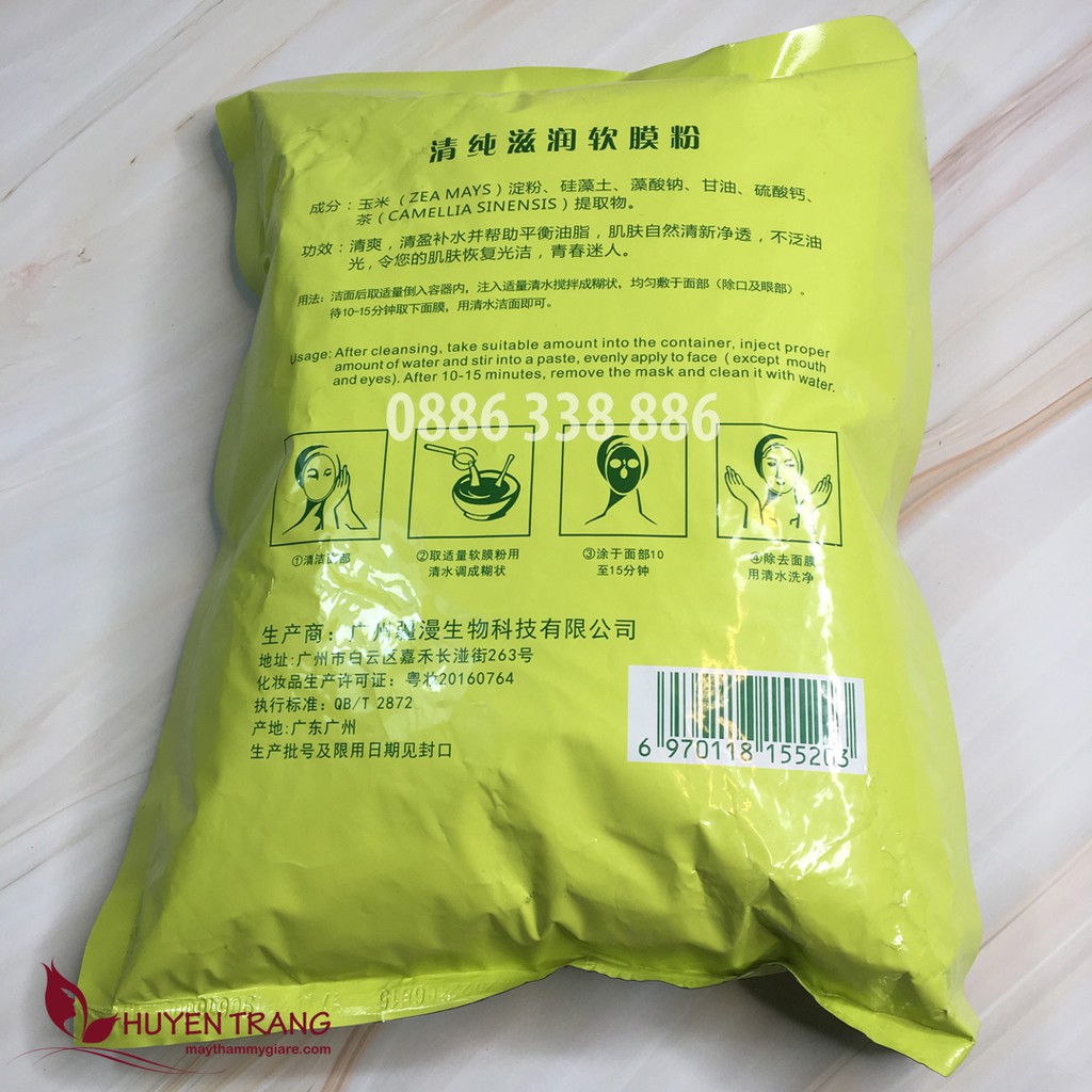 Mặt Nạ Tazoli Trà Xanh Giảm Mụn Nhọt, Kiềm Dầu, Loại Bỏ Mụn Trứng Cá - Thẩm Mỹ Huyền Trang NANOCEE