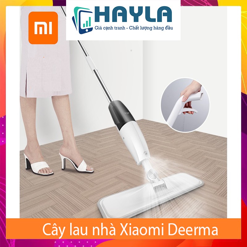 Cây lau nhà thông minh Xiaomi Deerma CHÍNH HÃNG Xịt nước & Lau (2 trong 1) HAYLA LN01