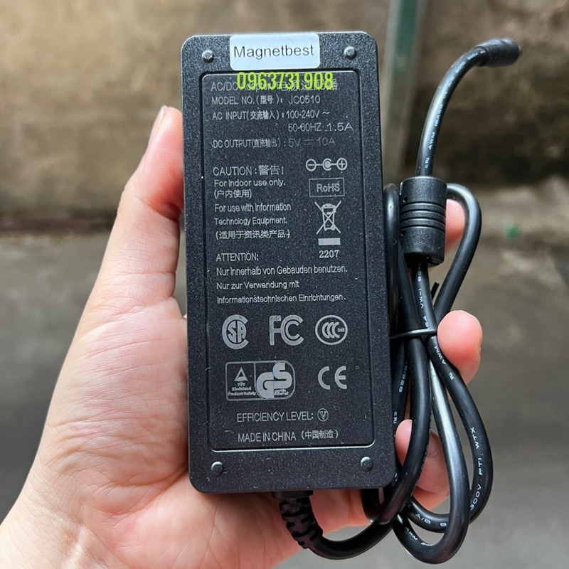 bộ nguồn 5v 10a loại tốt bảo hành 12 tháng