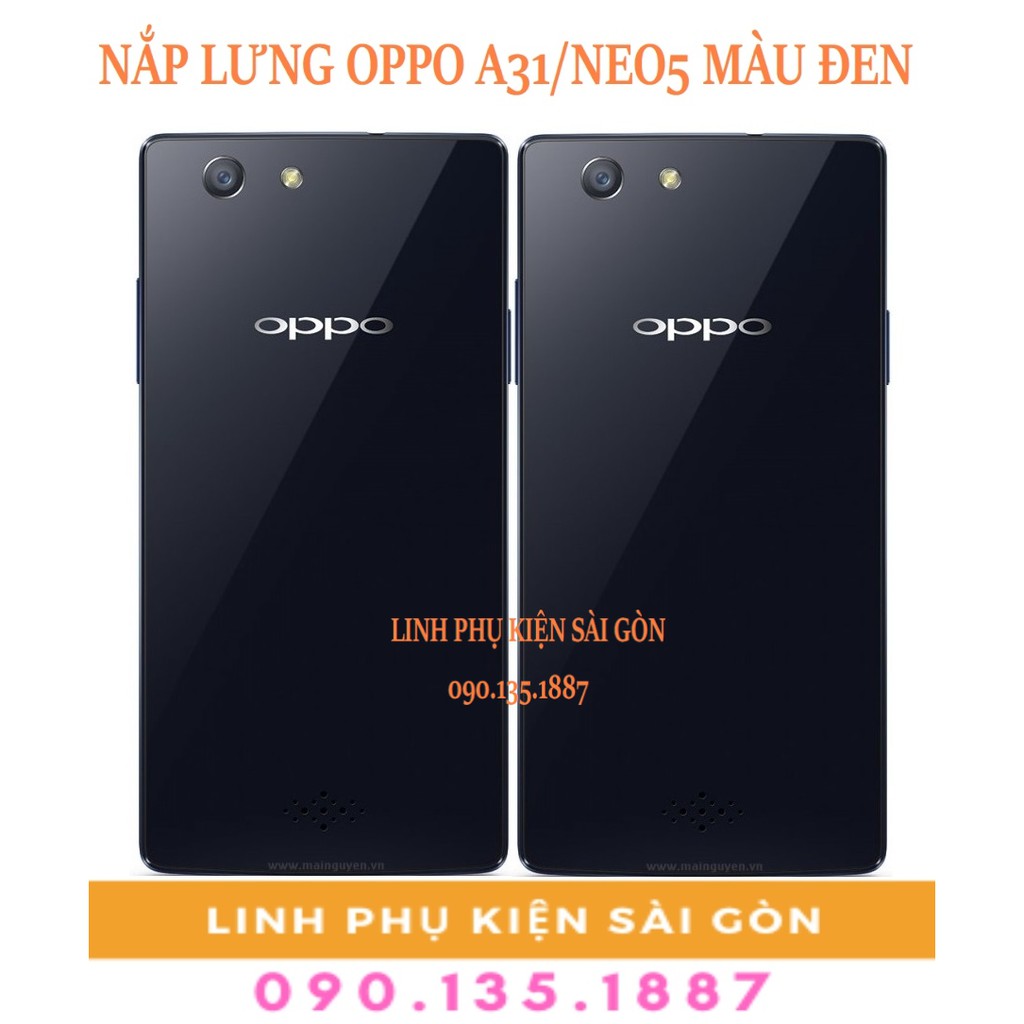 NẮP LƯNG OPPO A31/NEO5 MÀU ĐEN