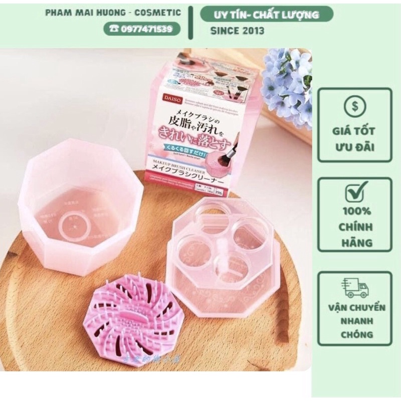 Cốc vệ sinh cọ Daiso hàng siêu thị Aeonmall