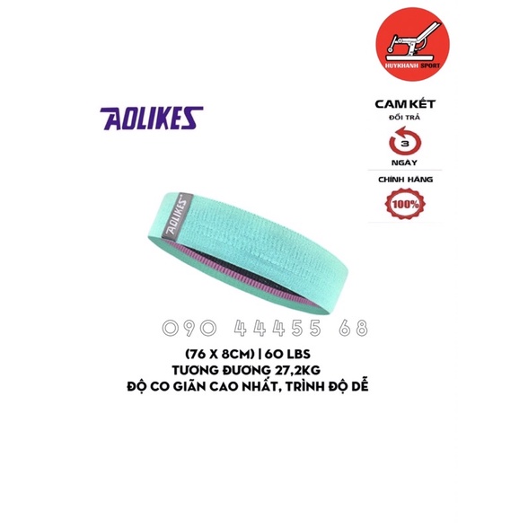 Dây Mini Band Đàn Hồi Kháng Lực Tập Mông Chân Đùi Loại Chuyên Gym & Yoga