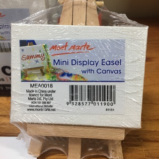 Bộ giá vẽ mini Mont Marte kèm Canvas mini