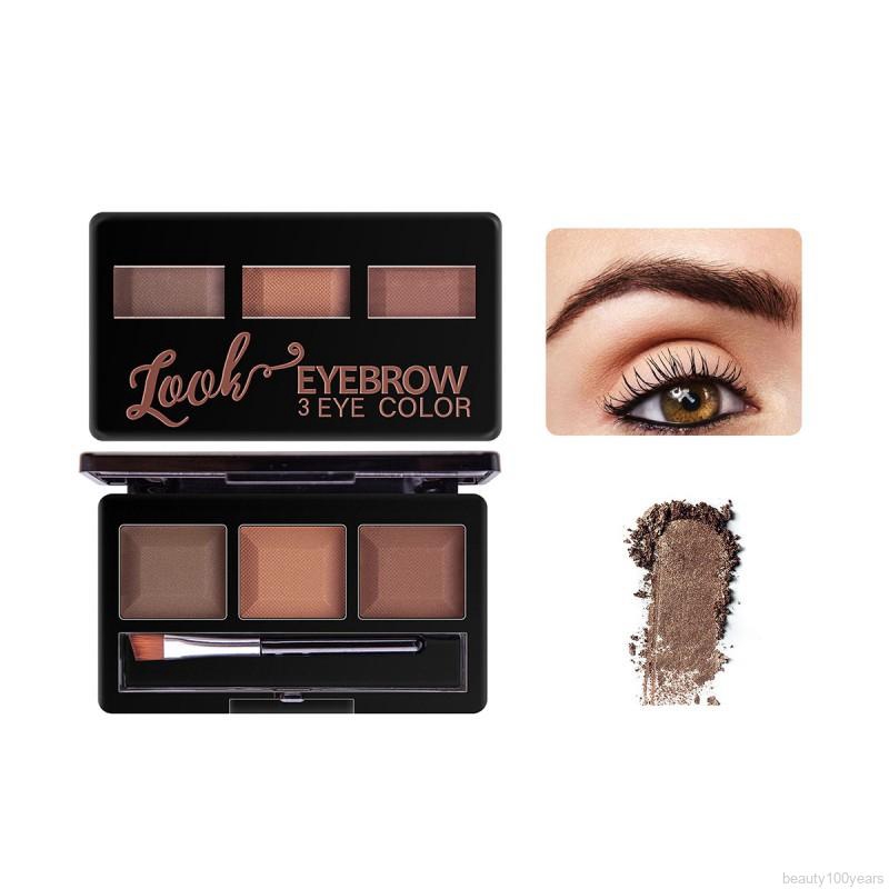 [Hàng mới về] Phấn lông mày 3 màu chống thấm nước chống nhòe lâu trôi độc đáo | BigBuy360 - bigbuy360.vn