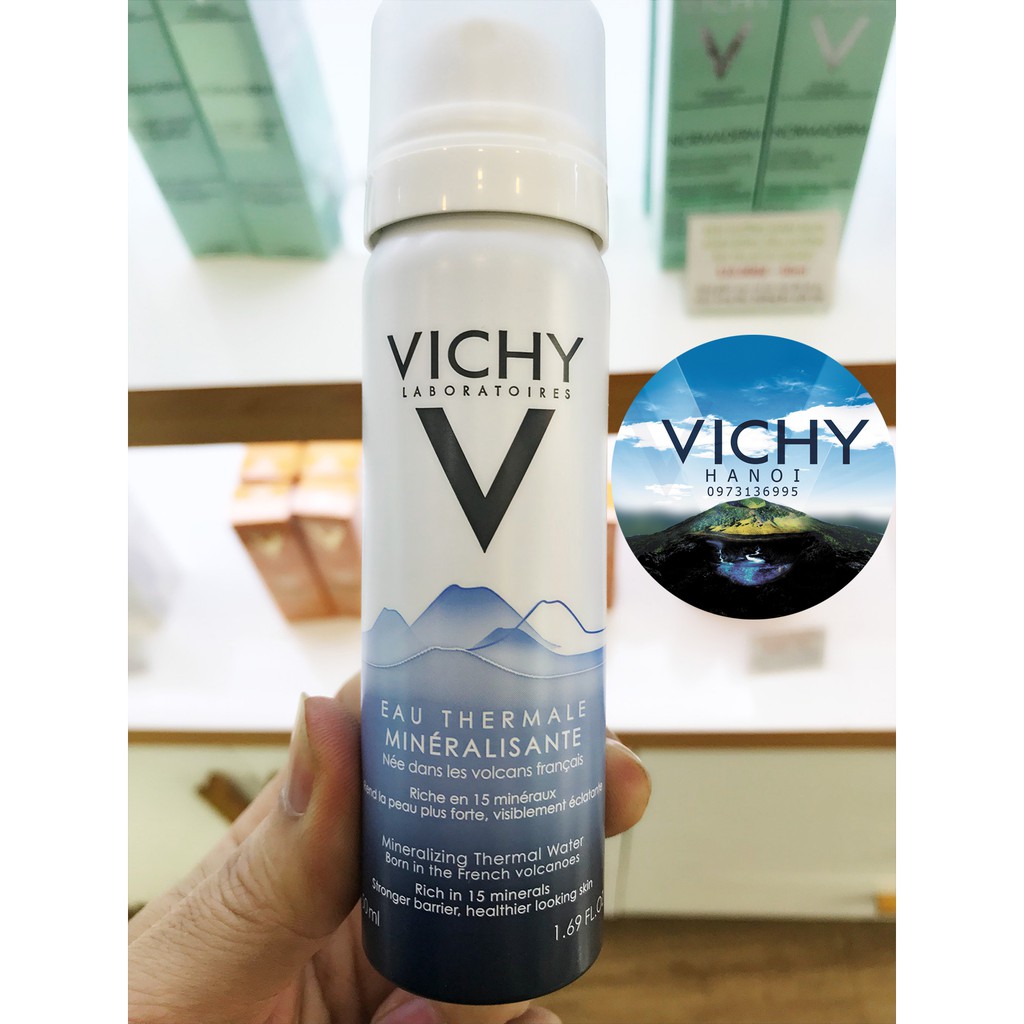 [Chính Hãng] Nước xịt khoáng dưỡng da Vichy Mineralizing Thermal Water 50ml | BigBuy360 - bigbuy360.vn