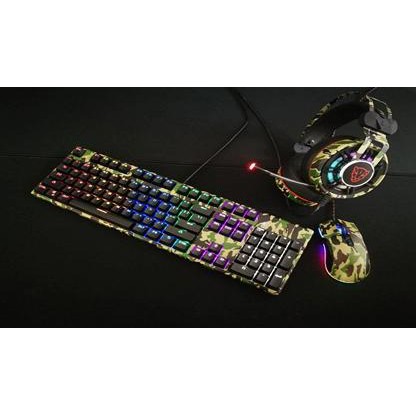 [Mã 159ELSALE hoàn 7% đơn 300K] COMBO MOTOSPEED GAMING GS700 RAINBOW( PHÍM + CHUỘT + TAI NGHE )