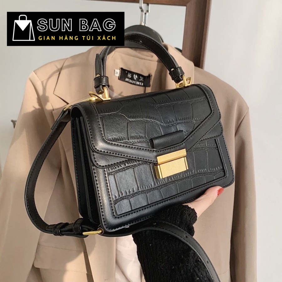 Túi xách nữ đeo chéo, đeo vai, túi cnk đi chơi, đi học, da đẹp, thời trang cao cấp size 20cm SB182