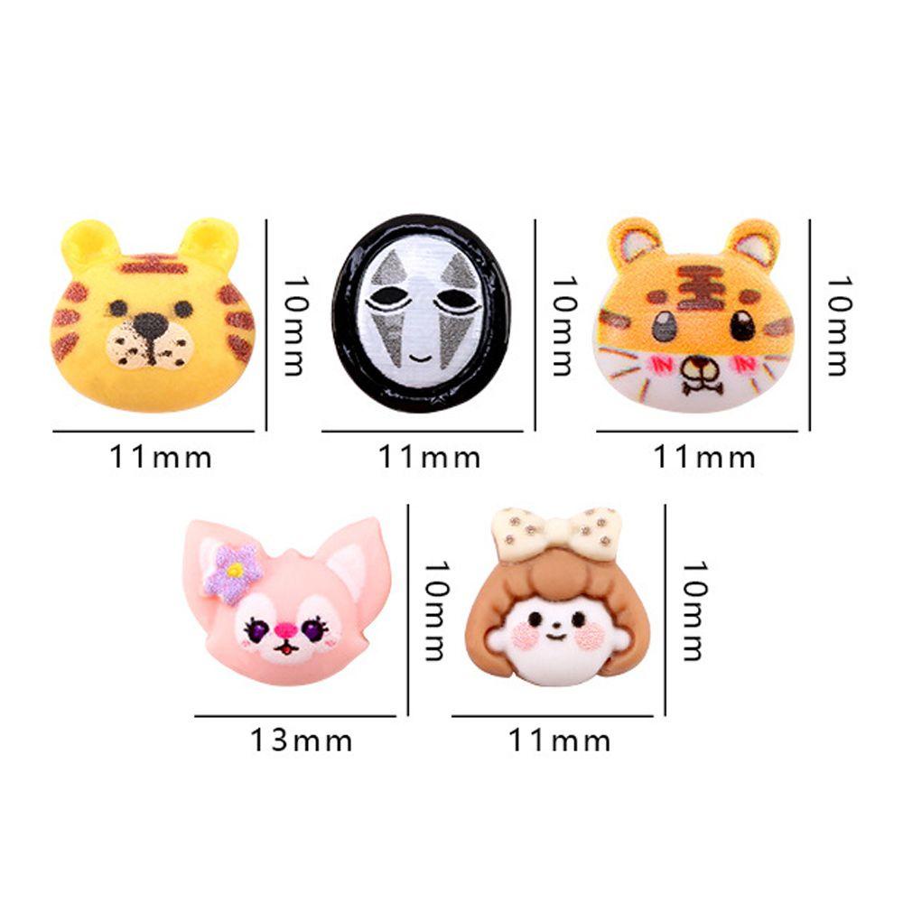 OCEANMAP Phụ Kiện Trang Trí Móng Tay Họa Tiết Hoạt Hình Dễ Thương