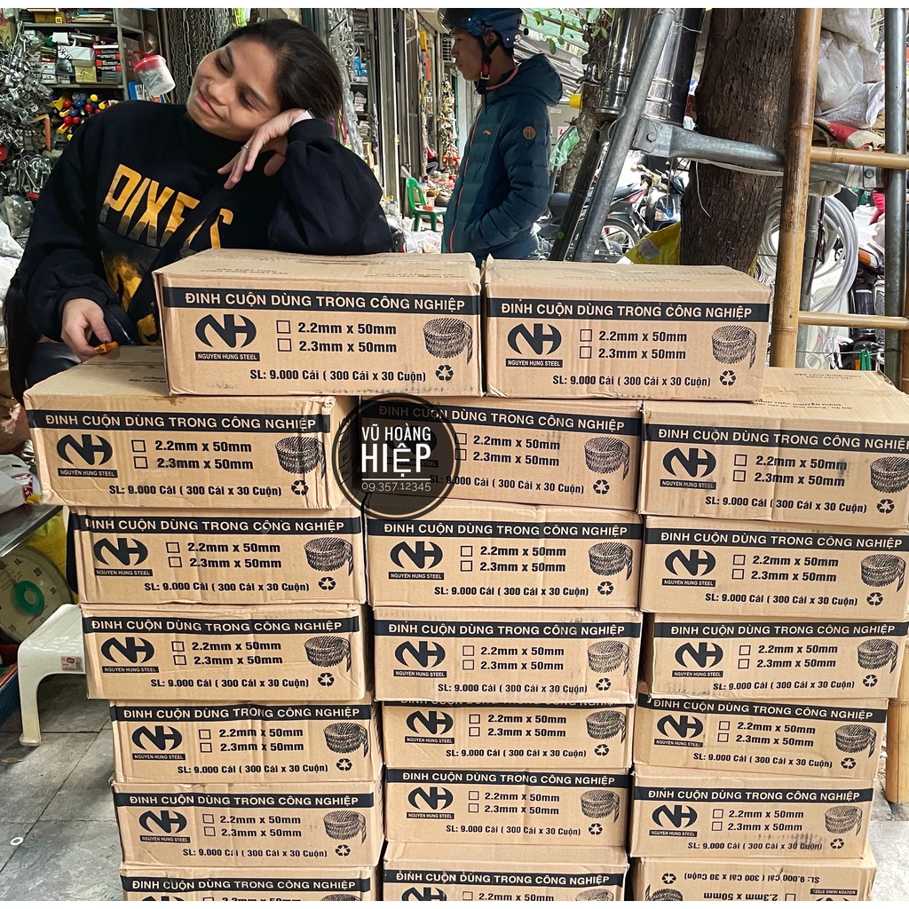 Đinh cuộn xoắn đóng pallet 5cm 7cm DC-X-PL