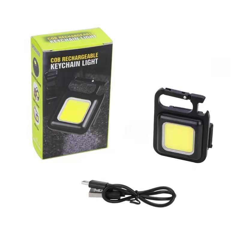 Đèn Móc Khóa Mini  led COB 800 Lumens Di Động Đa Ứng Dụng chống nước có thể sạc lại
