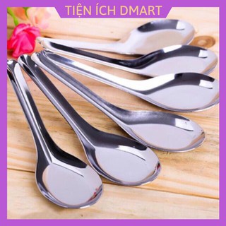 [HÀNG CAO CẤP] 1 thìa inox 304 ăn phở ăn cơm loại dày đẹp không gỉ sét