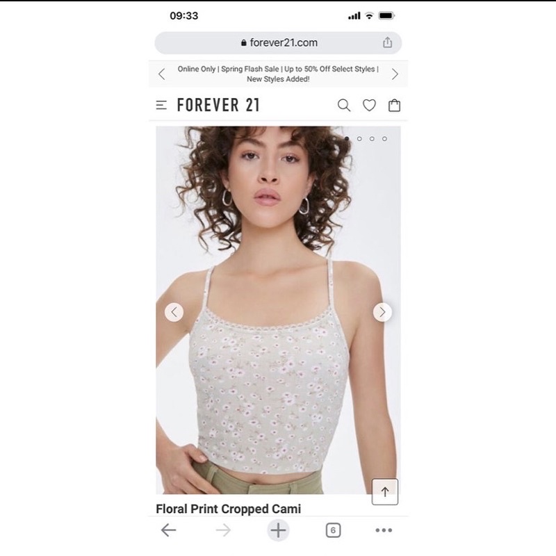 Áo thun hai dây F21 💕
