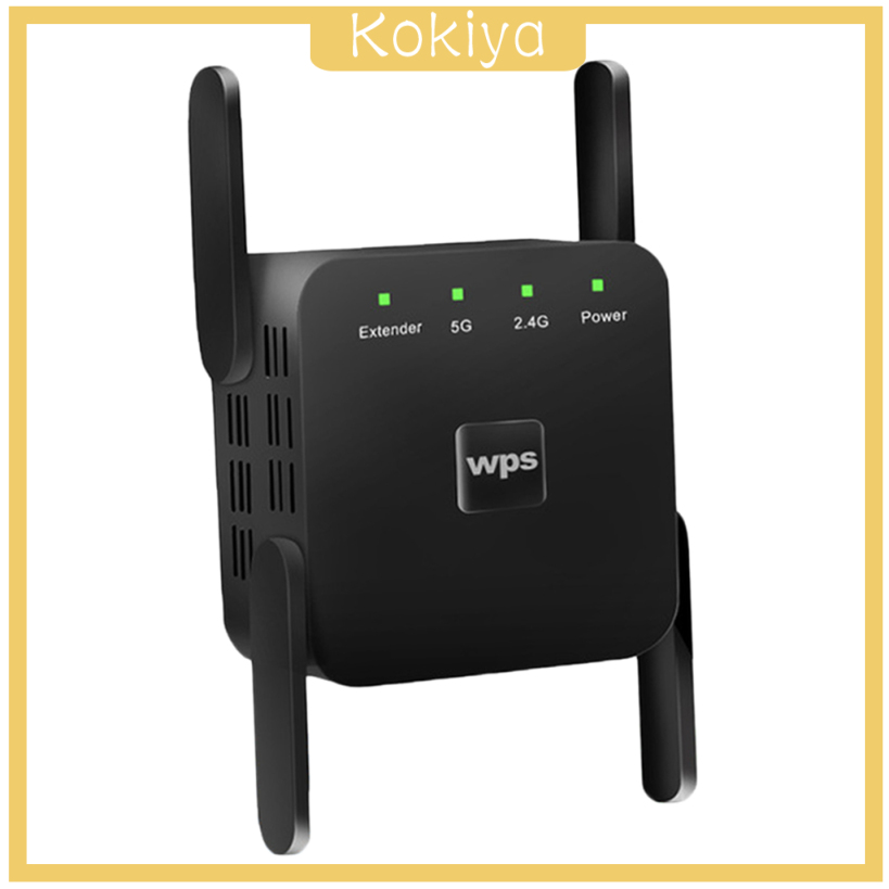 Bộ Khuếch Đại Tín Hiệu Wifi Không Dây 1200mbps 2.4g 5g 4 Ăng Ten
