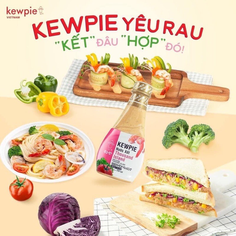 [ Xả Kho ] Set 3 chai xốt Kewpie 210ml / Sốt Mè Rang Kewpie