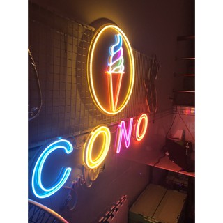Đèn led neon hình Logo thương hiệu ( nhận thiết kế theo yêu cầu)