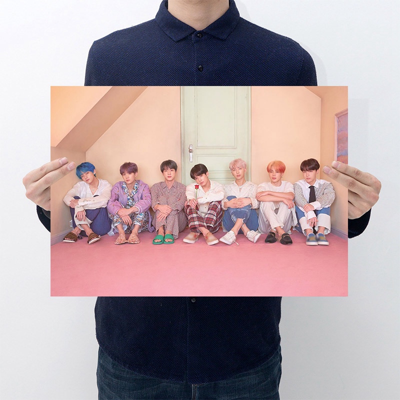 Poster in hình nhóm nhạc KPOP BTS Bangtan Boys