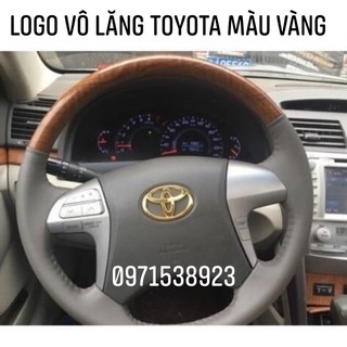 logo vô lăng hay còn gọi là biểu tượng vô lăng màu vàng toyota chuyên dụng cho tất cả các dòng xe toyota.