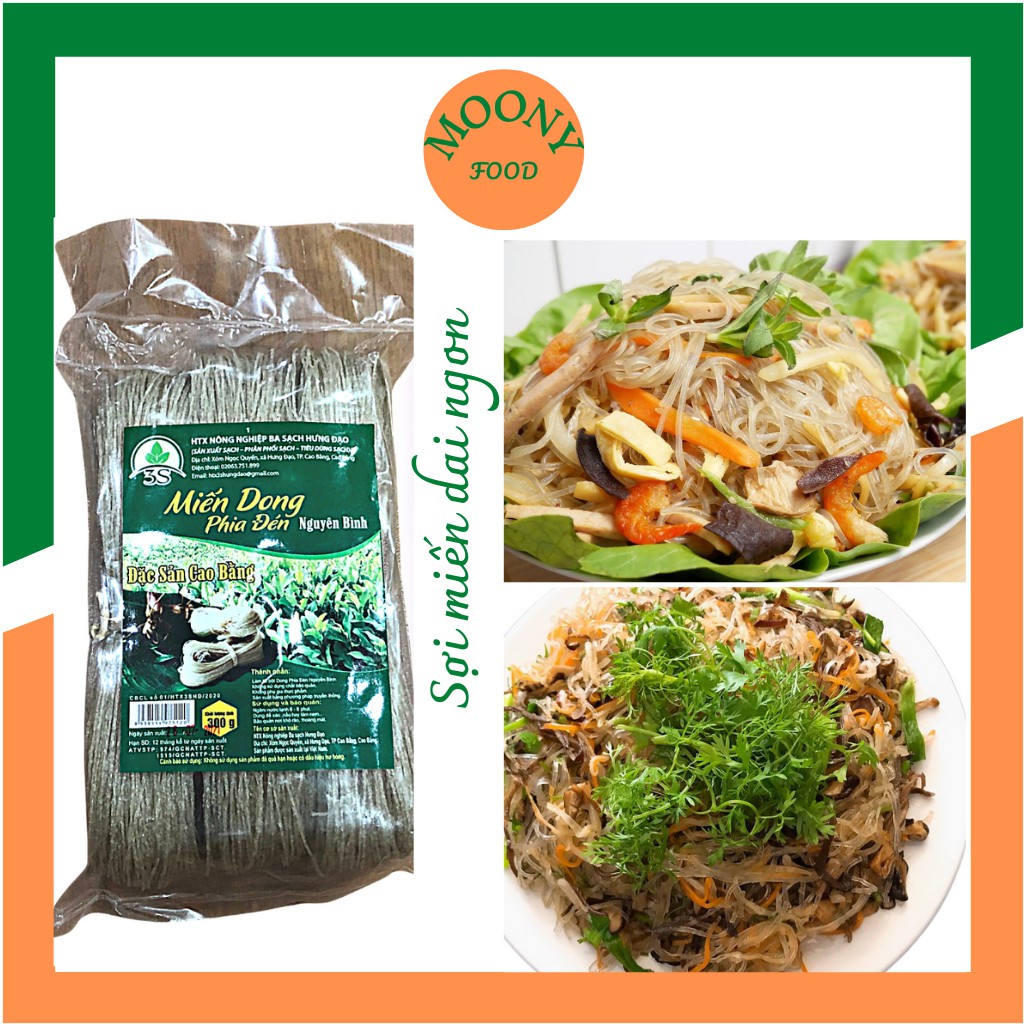 Miến Dong Phia Đén Cao Bằng Dai Ngon Đặc Sản Gói 300G
