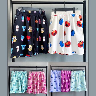 QUẦN SHORT CARTOON HOẠT HÌNH - QUẦN SHORT UNISEX NAM NỮ - SHORT BMO, BT21