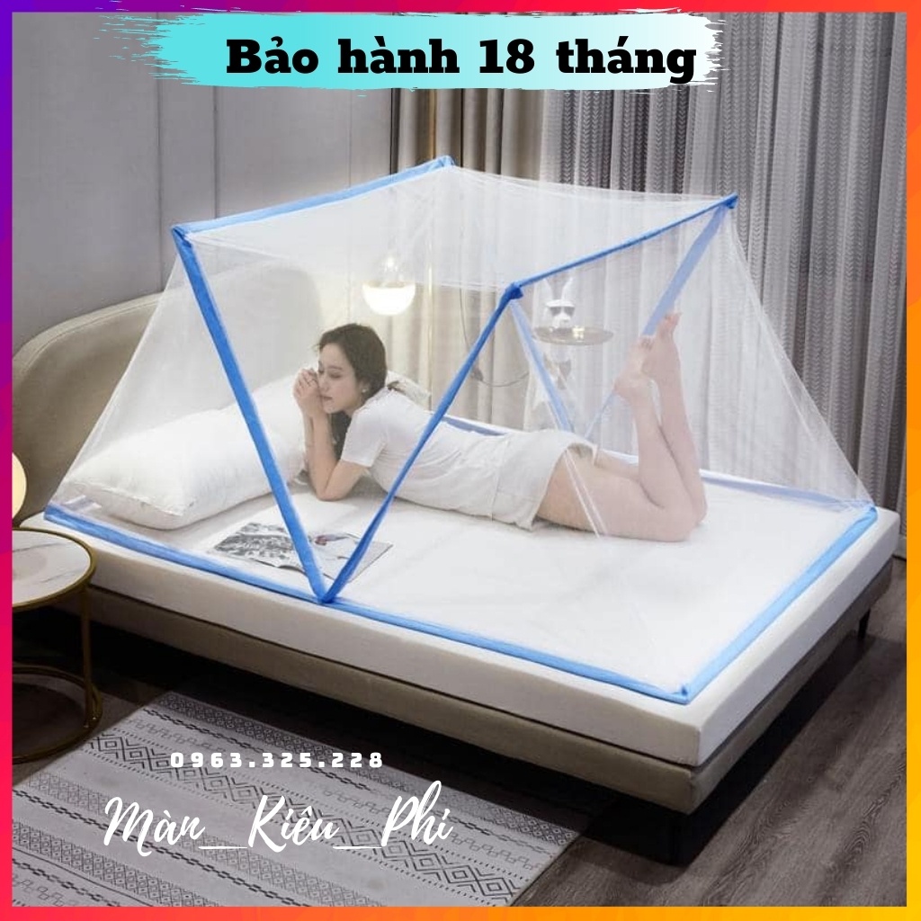 Màn chụp tự bung gấp gọn mẫu mới nhất 2021 ❣️Thương hiệu mùng chụp Kiều Phi bảo hành 18 tháng