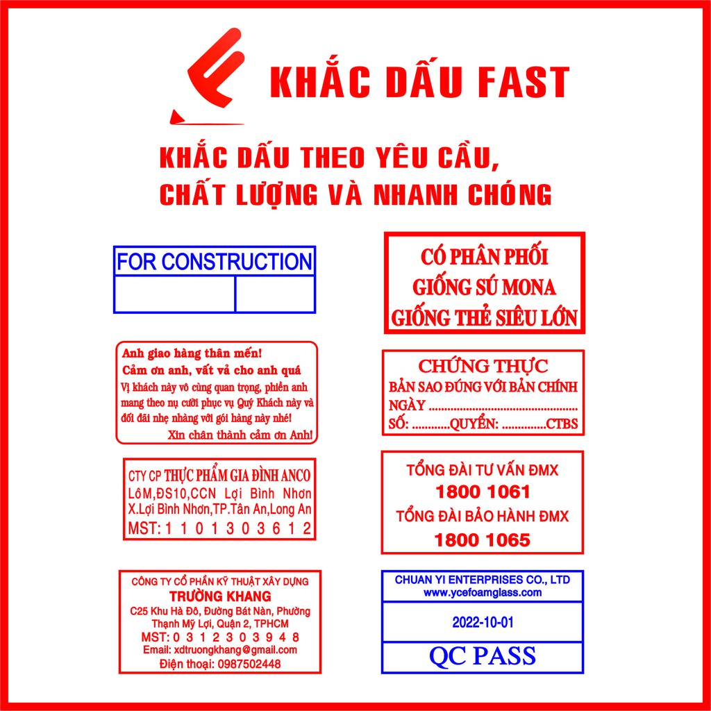 [Nowship] Con Dấu Shiny S830 - 75x38mm