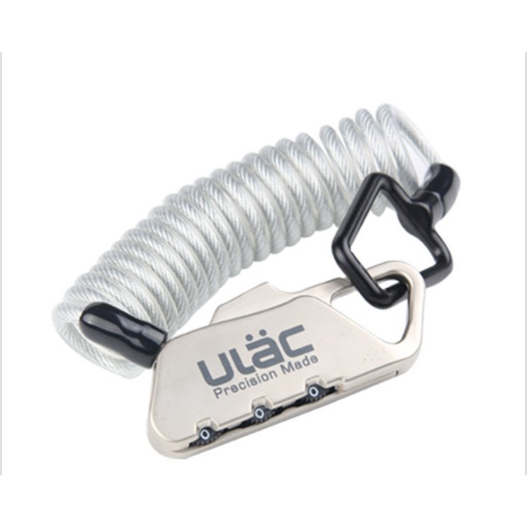 Khoá xe đạp dây xoắn Ulac K-2 mật mã siêu tiện lợi..