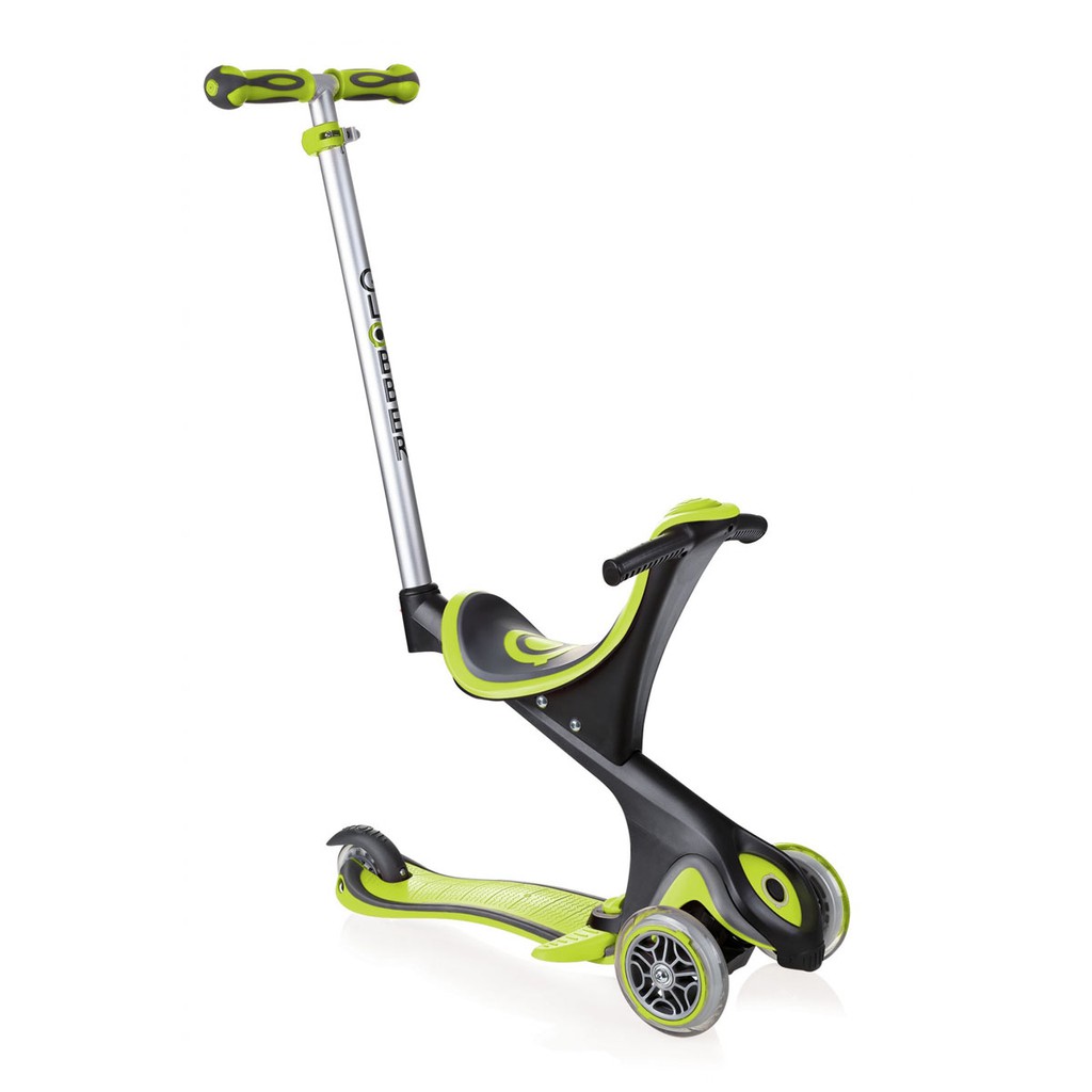 Xe trượt scooter 3 bánh GLOBBER GO UP COMFORT cho bé từ 15 tháng đến 9 tuổi - Xanh lá