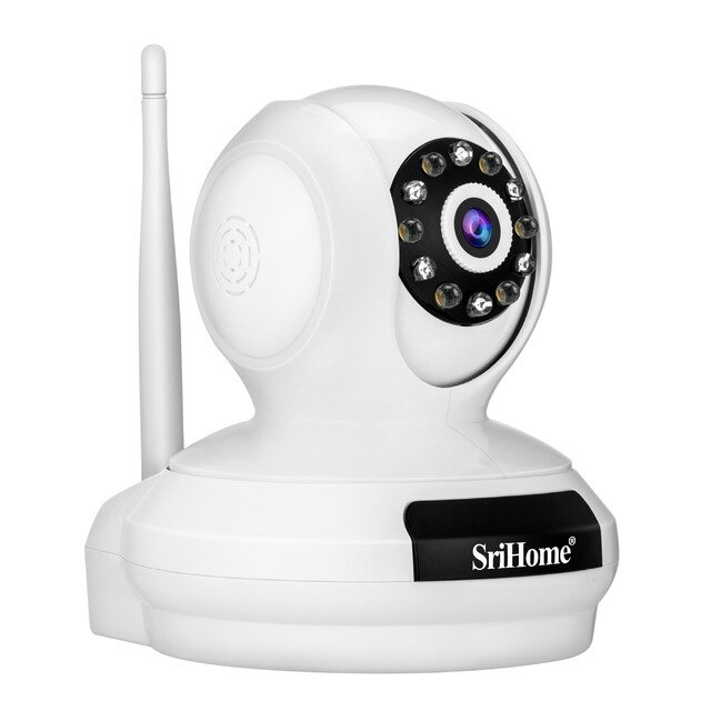 Camera IP wifi SriHome SP019 siêu nét 5.0MPx QHD 2K+ độ phân giải 2560 x 1920 - đèn trợ sáng màu ban đêm (trắng)