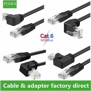 Dây Cáp Mạng Ethernet CAT6 UTP 26AWG RJ45 RJ45 CAT5 Lan CAT6 Khuỷu Tay 1m/1.8m/3m