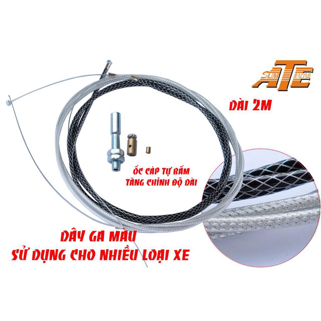 COMBO cùm tăng tốc tặng dây ga gắn các loại xe