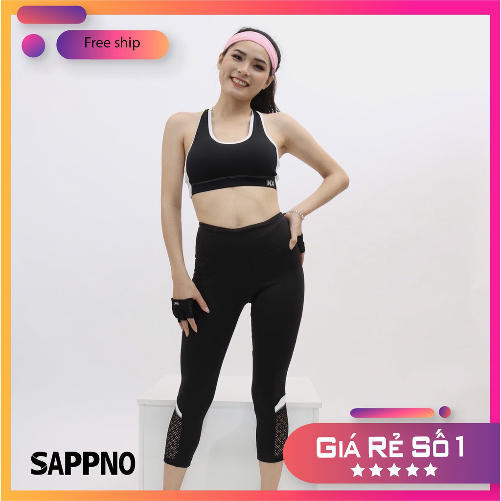 Bộ Tập Gym Yoga Áo Bra Quần Lửng Có Mút Đồ Tập Gym Mua Lẻ Giá Sỉ Tận Xưởng Vải Thun Hàn Quốc Siêu Co Giãn Thoáng Mát