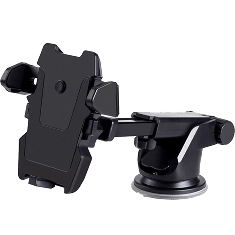 360° Giá Đỡ Điện Thoại / Máy Tính Bảng Một Chạm Cổ Dài Xoay Được Thông Dụng Cho Xe Hơi