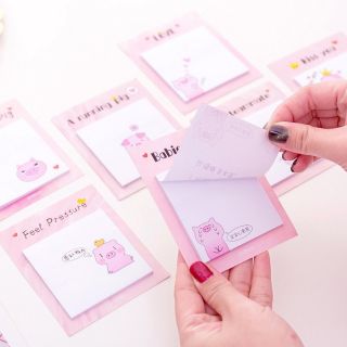 Giấy note - Giấy ghi chú heo hồng dễ thương