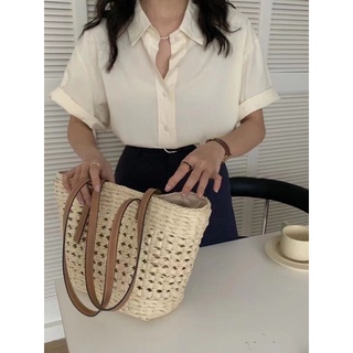 Áo sơ mi thô hàn basic 40506 CHERRY COCO