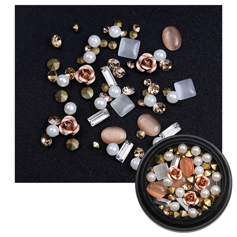 Hộp Phụ Kiện Trang Trí Móng Tay 10MK Charms