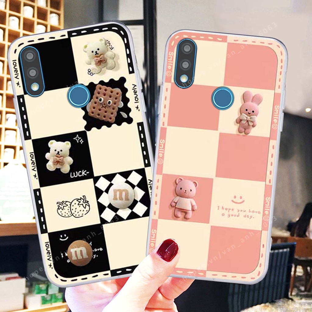 Ốp lưng Vsmart Joy 2 Plus / Joy2+ hình gấu, kẹo dễ thương cute